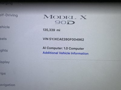 2016 Tesla Model X 90D