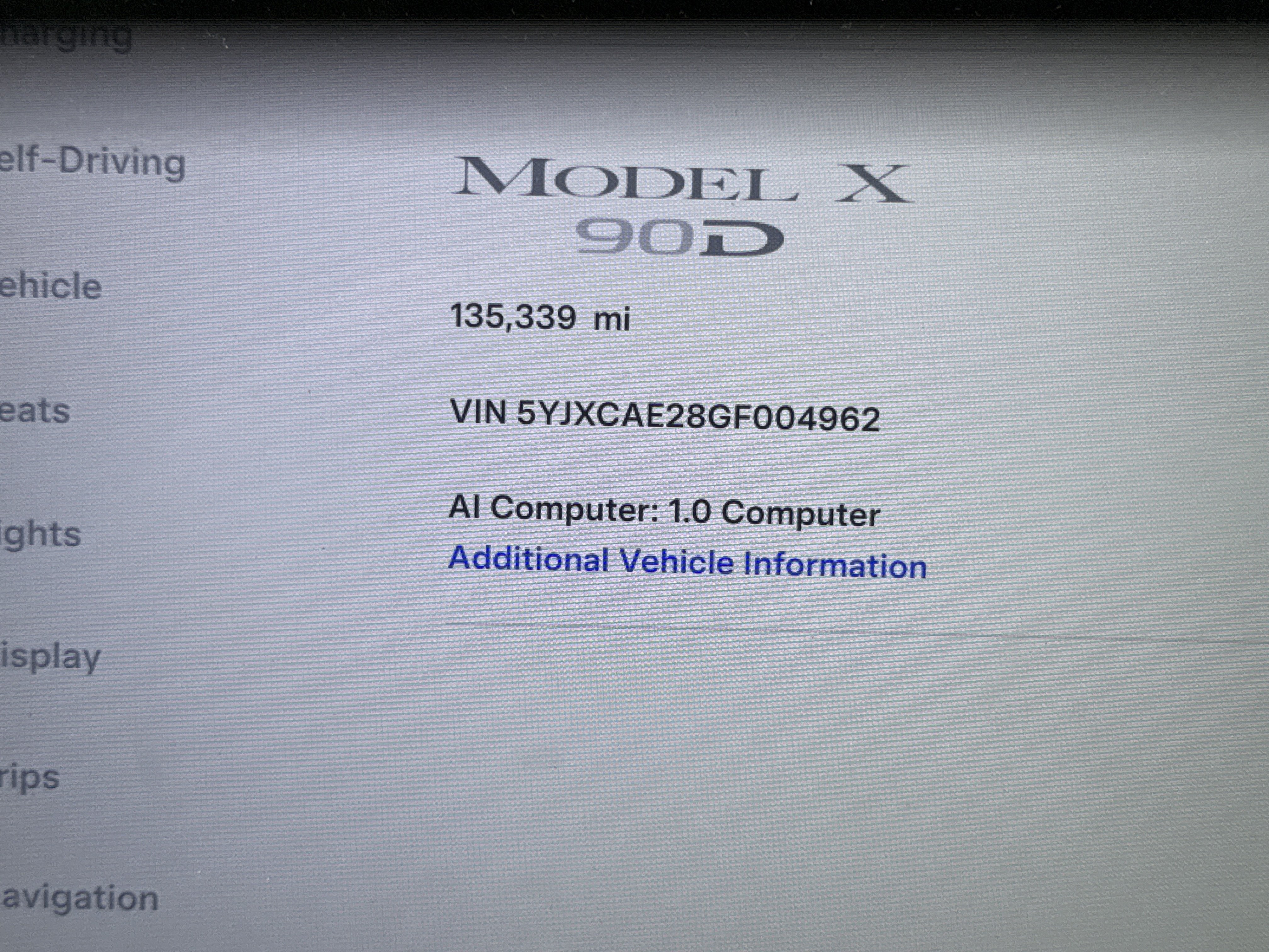 2016 Tesla Model X 90D